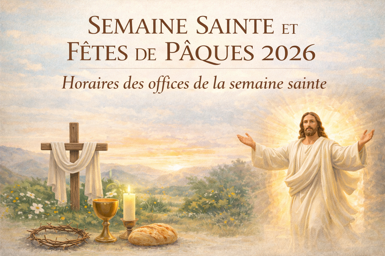 Semaine Sainte et Pâques 2026