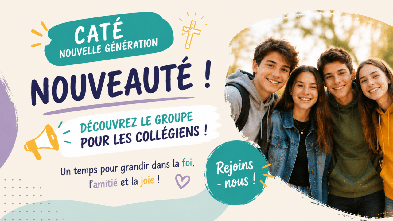 Enfants réunis autour d'une activité de catéchèse
