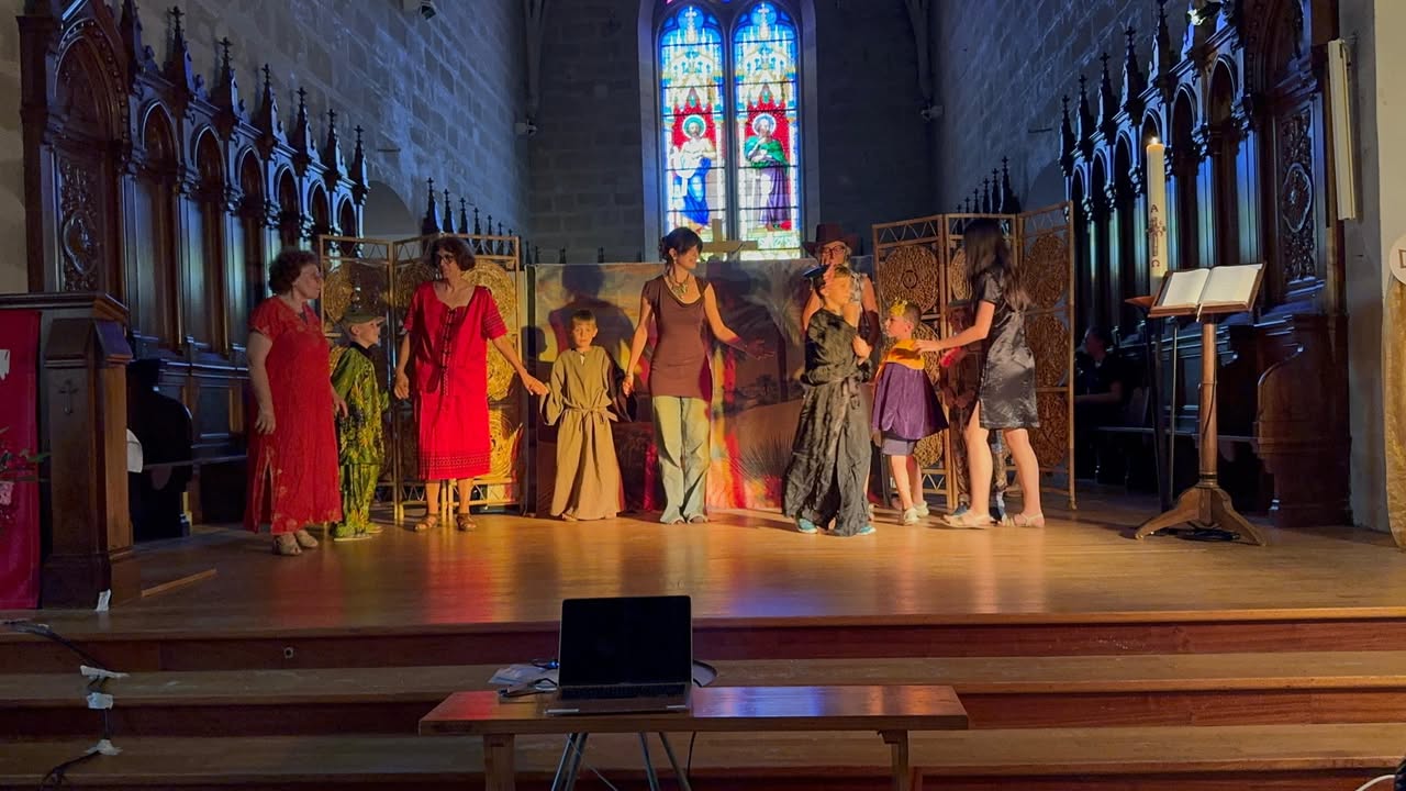 Spectacle du caté à Saint-Donat