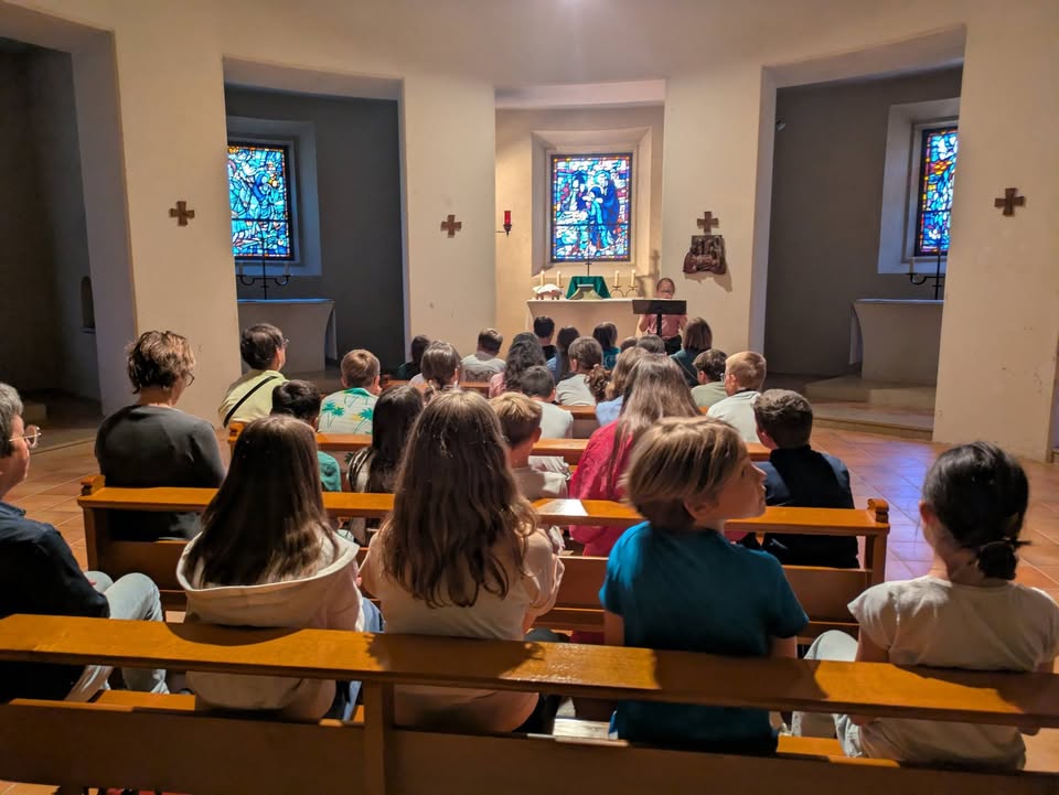 Préparation à la 1ere communion au monastère de Triors 🤩🙏