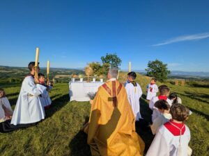 Procession de la Fête-Dieu à Bathernay