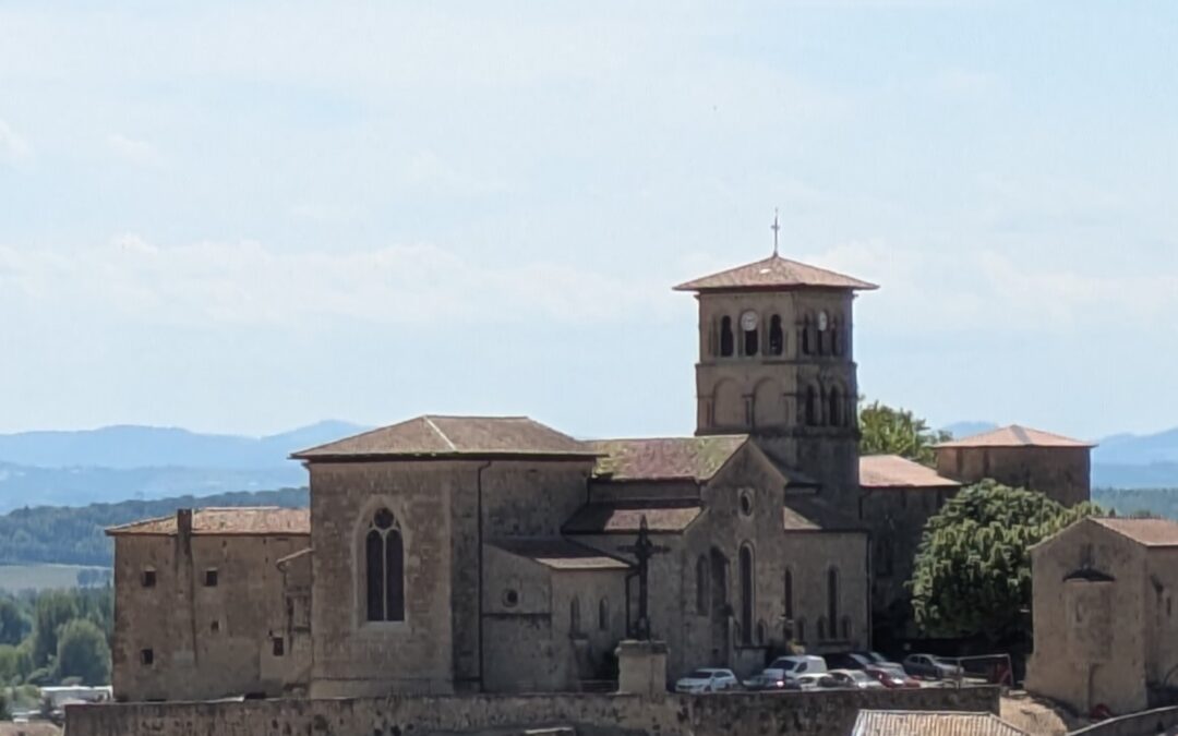 Vue du Prieuré de Saint-Donat-sur-l’Herbasse