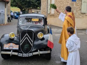 Ce dimanche 26 juillet 2026, c&rsquo;était la bénédiction des voitures et autr…