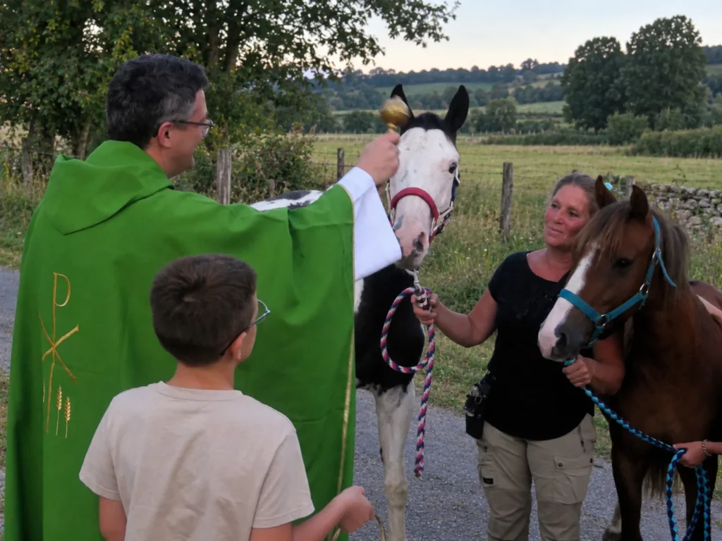 De nombreux animaux bénits au Chalon