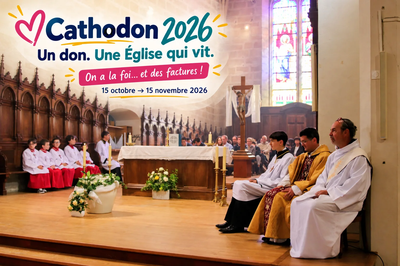 Illustration de Cathodon 2026 : Un don. Une Église qui vit.